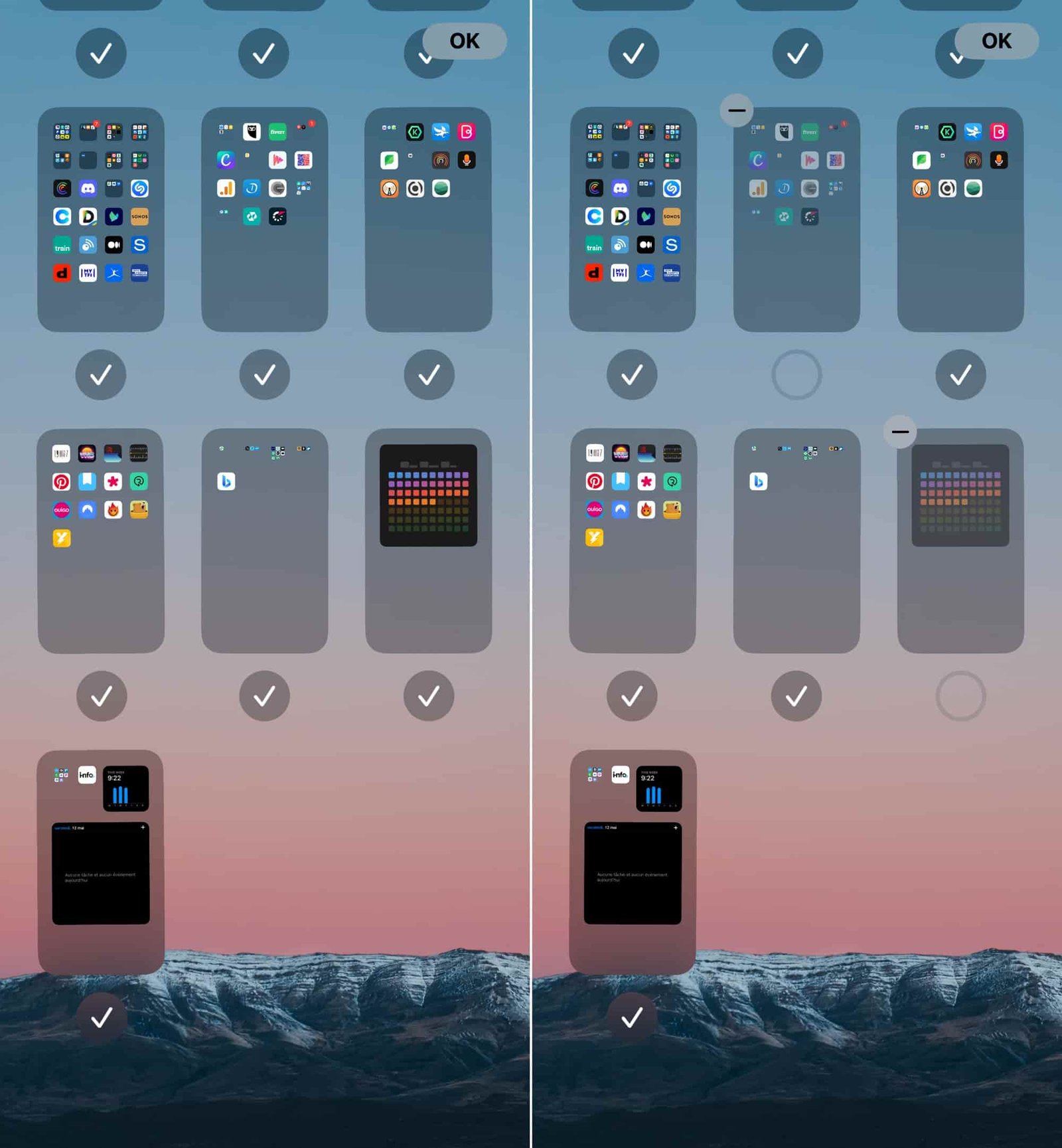 Edit Display Pages Home Screen