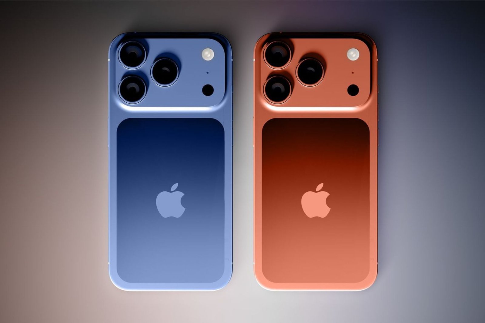 iPhone 17 Pro blue orange