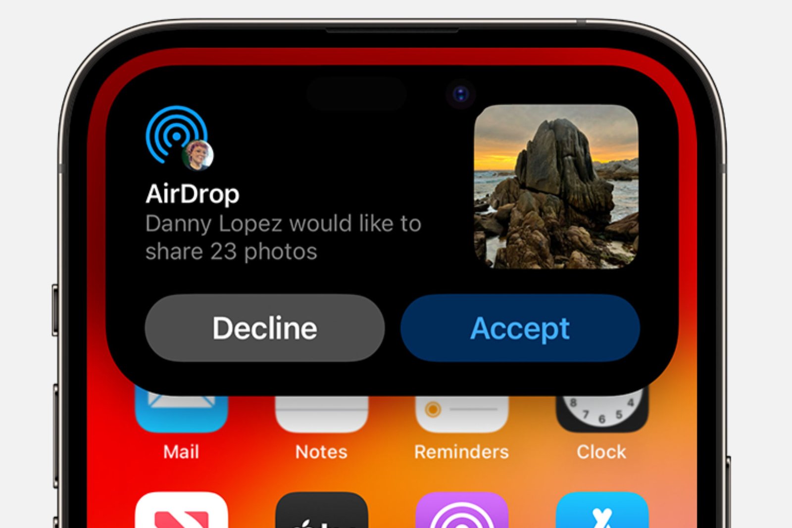 Airdrop apple folders