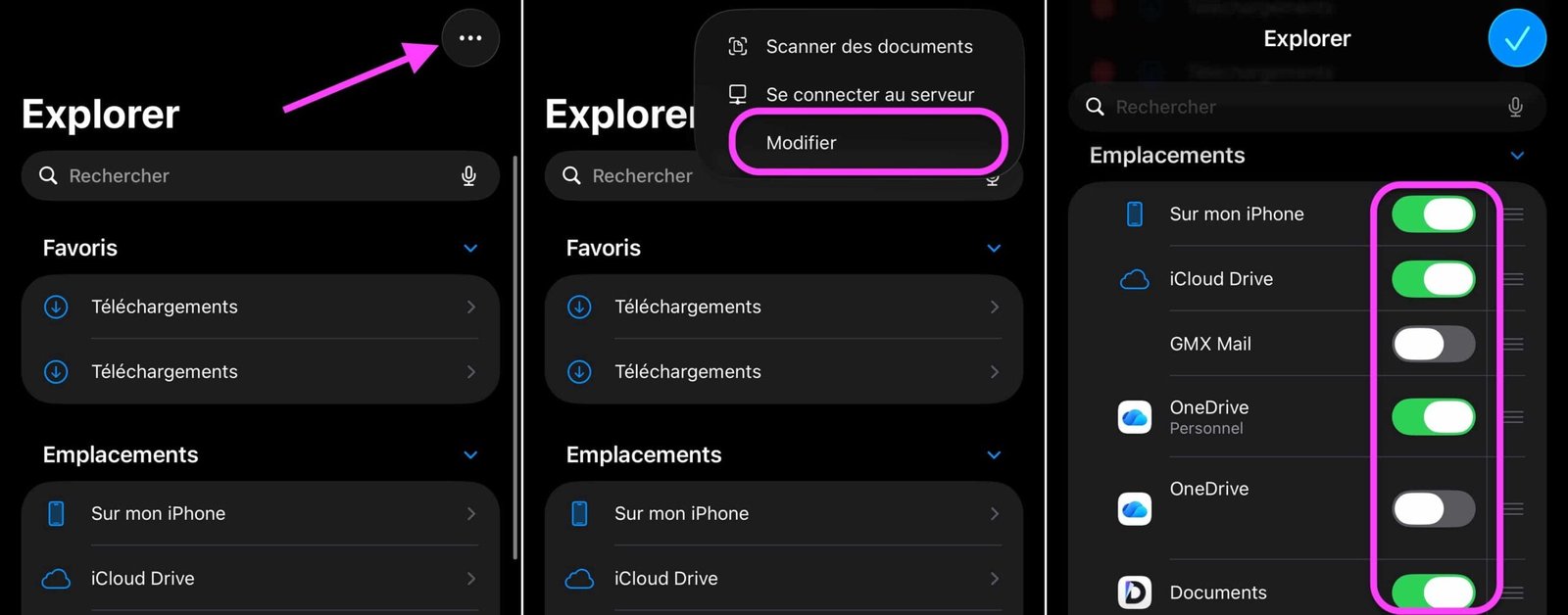 App Files Settings Cloud