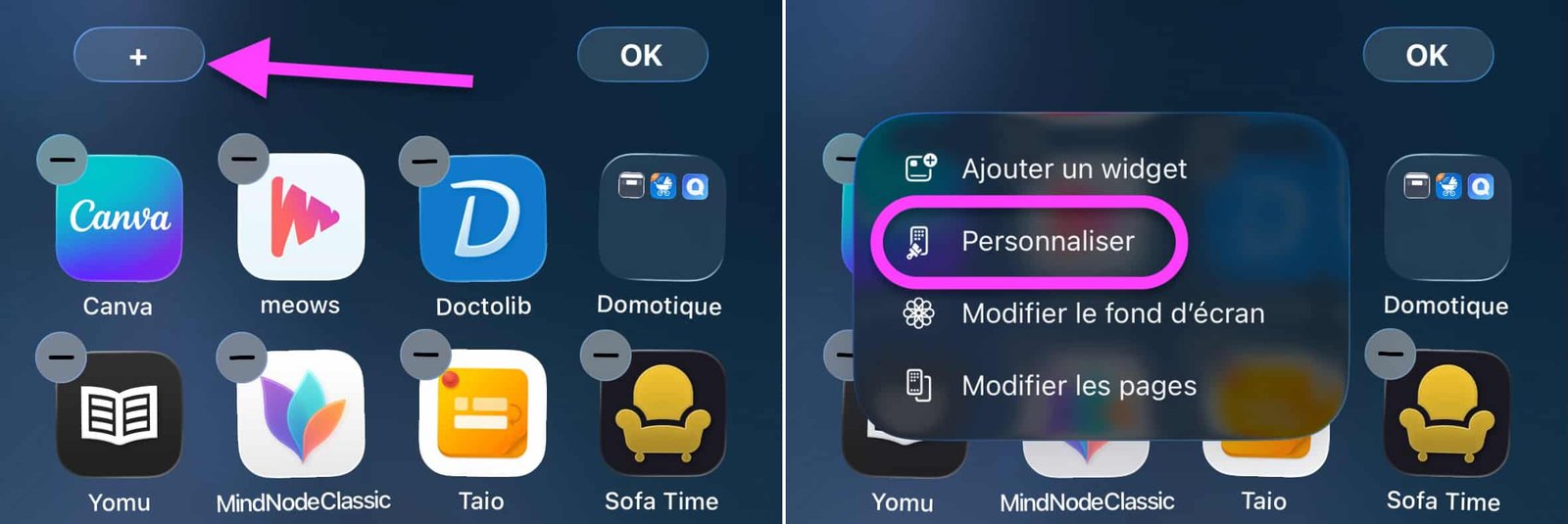 Customize Home Screen