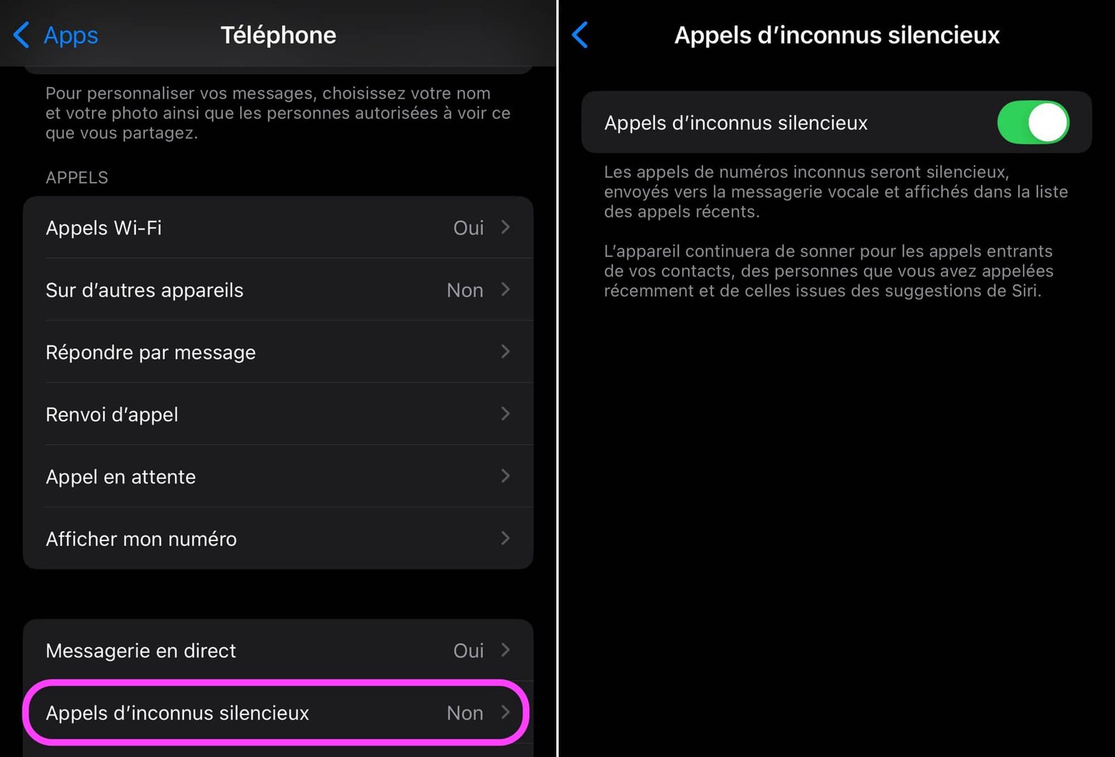 IPhone -unknown calls