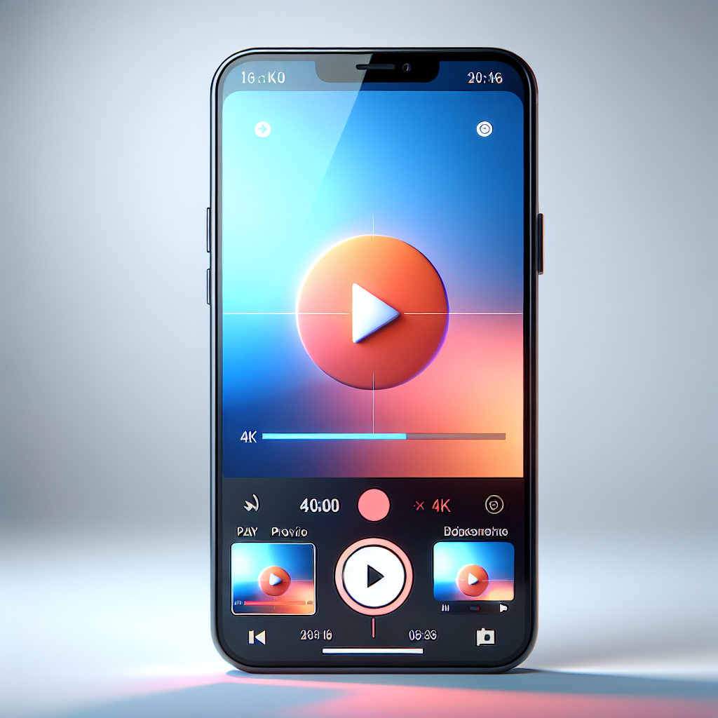 how to shoot 4K videos iPhone