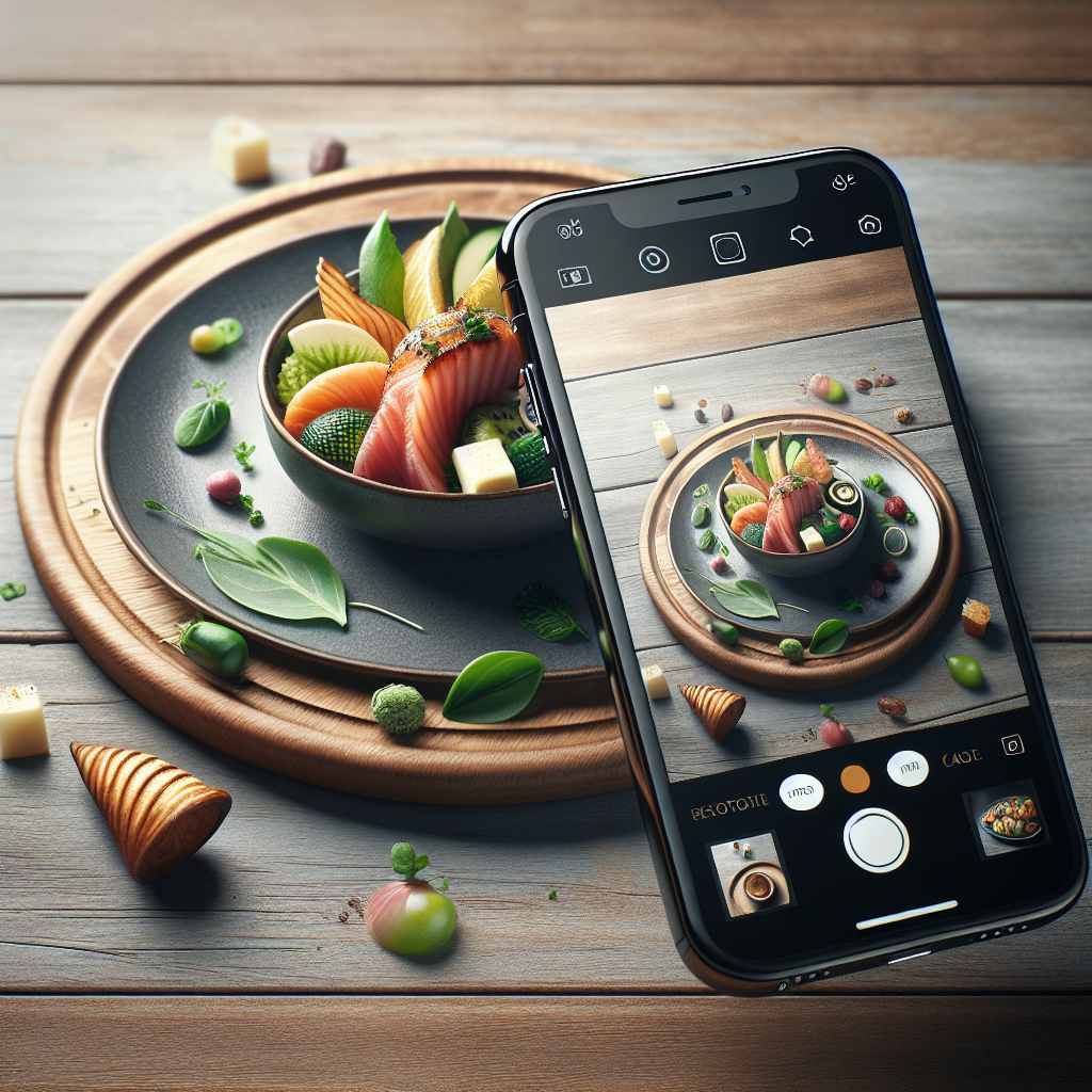 iPhone food photography tips