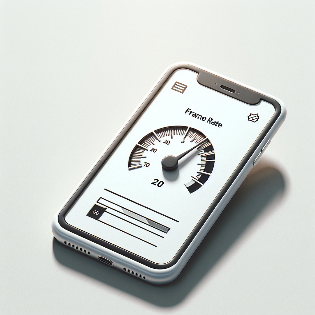 changing frame rate iPhone