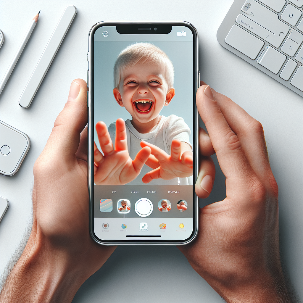 how to photograph children with iPhone
